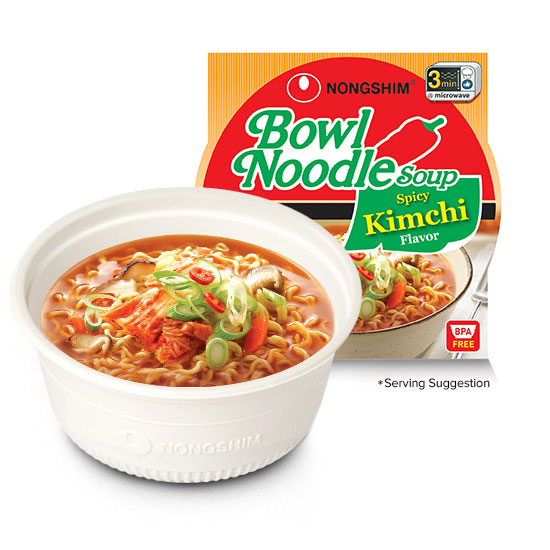 Bowl noodle kimchi