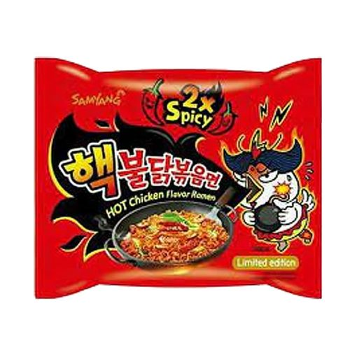 Hot chicken flavor ramen x2