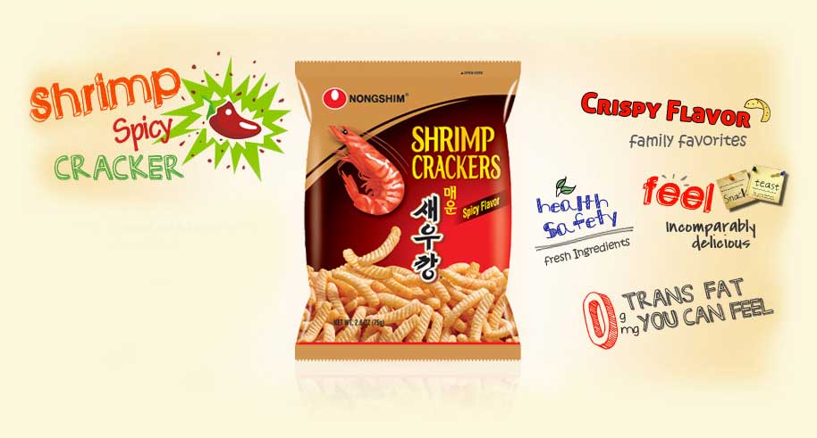 Hot shrimp cracker