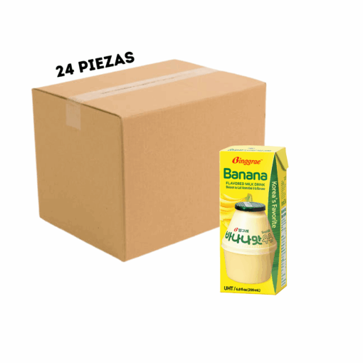 Leche de Plátano 200ml Caja 24 pzas