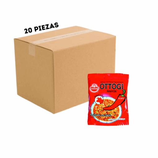 Ottogi Res Ramen 120g Caja 20 pzas