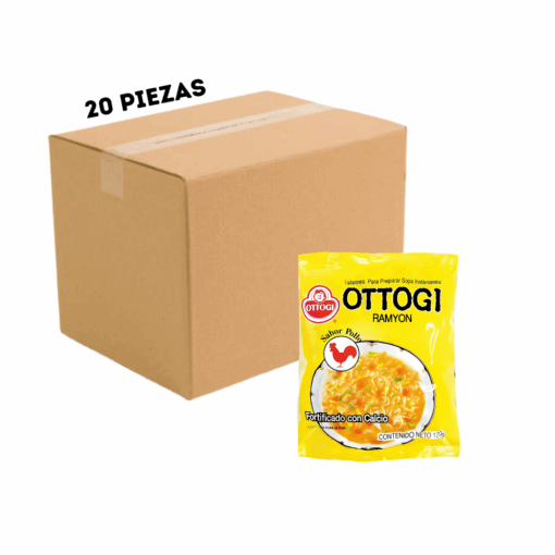 Ottogi Pollo Ramen 120g Caja 20 pzas
