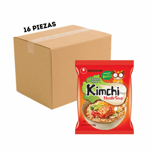 김치라면 Kimchi Ramyun 120g Caja 16 pzas