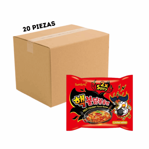 핵불닭볶음면 Buldak x2 130g Caja 20 pzas