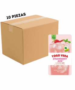 Bebida pouch Yogo Vera Fresa 230ml Caja 10 pzas