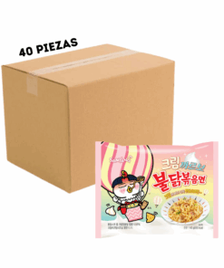크림까르보 불닭 Buldak Cream Carbonara 140g Caja 40 pzas