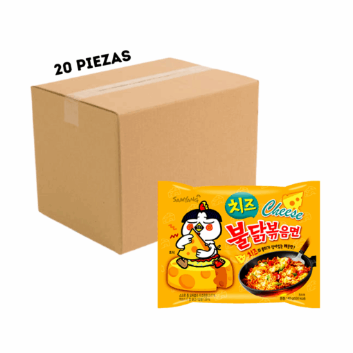 치즈불닭 Buldak cheese 140g Caja 20 pzas